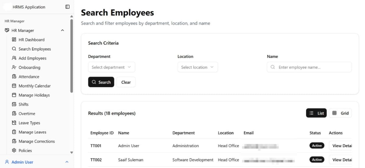 Employee Management